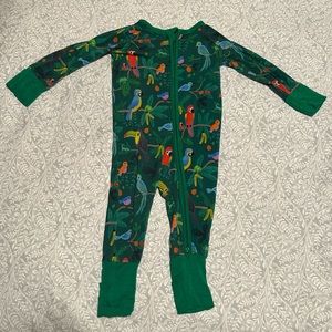 ✨Birds of Paradise Little Sleepies 3-6 month zippie✨